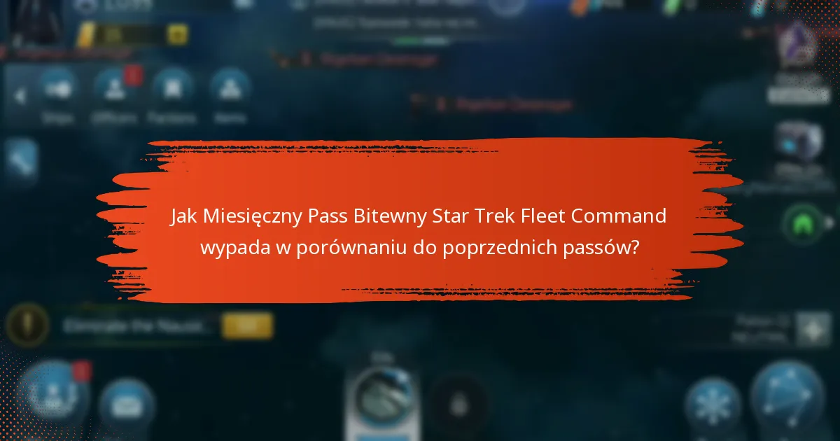 Jakie unikalne funkcje oferuje Miesięczny Pass Bitewny Star Trek Fleet Command?